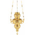 CANDLE GOLD PLATED STONE Νο 4