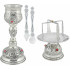 CHALICE SET SILVER STONE