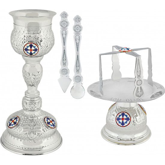 CHALICE SET SILVER SΜΑLTO