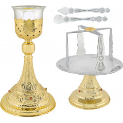 CHALICE SET GOLD PLATED 400ML