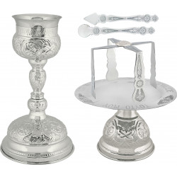 CHALICE SET 500ML SILVER PLATED