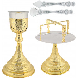 CHALICE SET GOLD PLATED 1LT