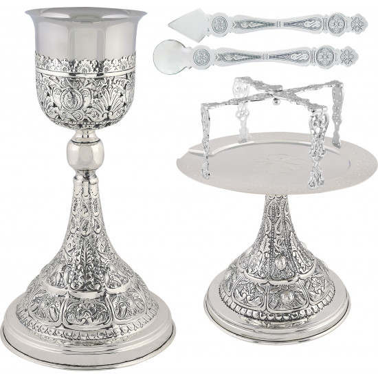 CHALICE SET SILVER PATINA 1LT